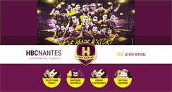 Desktop Screenshot of hbcnantes.com